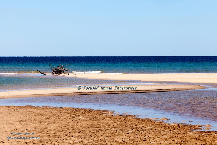 Sandbar at Kinkuna Beach Southeast Queensland.