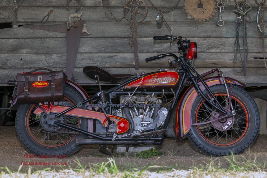 1929 Indian Scout Motorcycle
