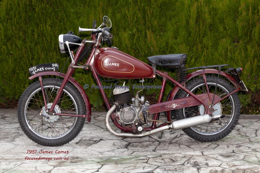 1951 James Comet Motorcycle