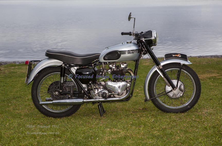 1954 Triumph T110 Motorcycle