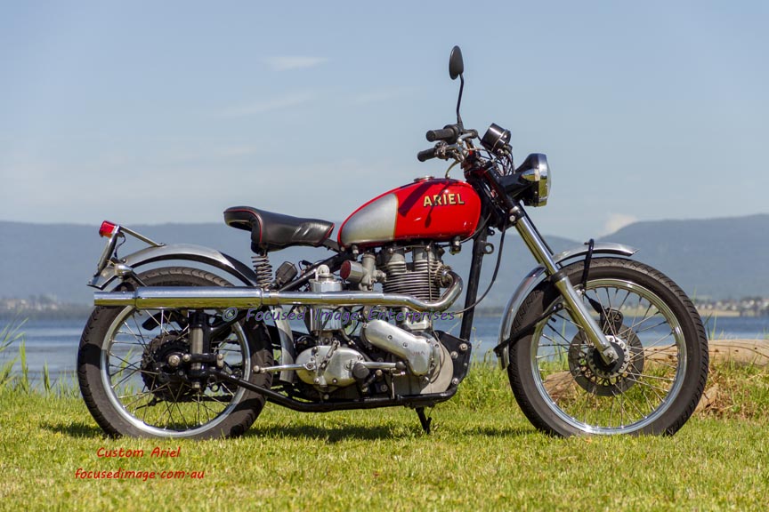 Custom Ariel Motorcycle
