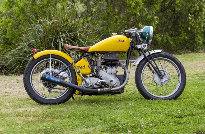 1942 BSA M20 500cc Single Motorbike
