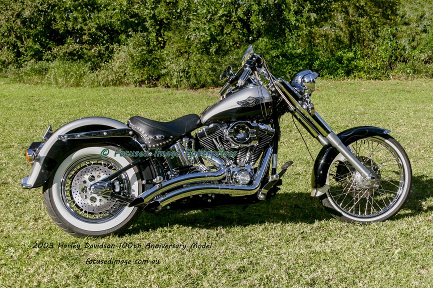 2003 Harley Davidson 100th Anniversary Model Motorcycle