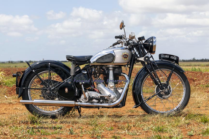 1939 BSA Silver Star 500cc Motorcycle