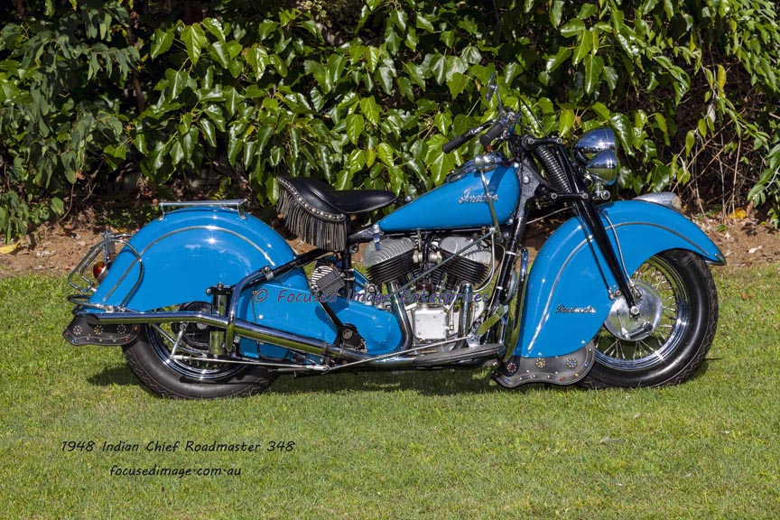 1948 Indian Chief Roadmaster 348 Motorcycle